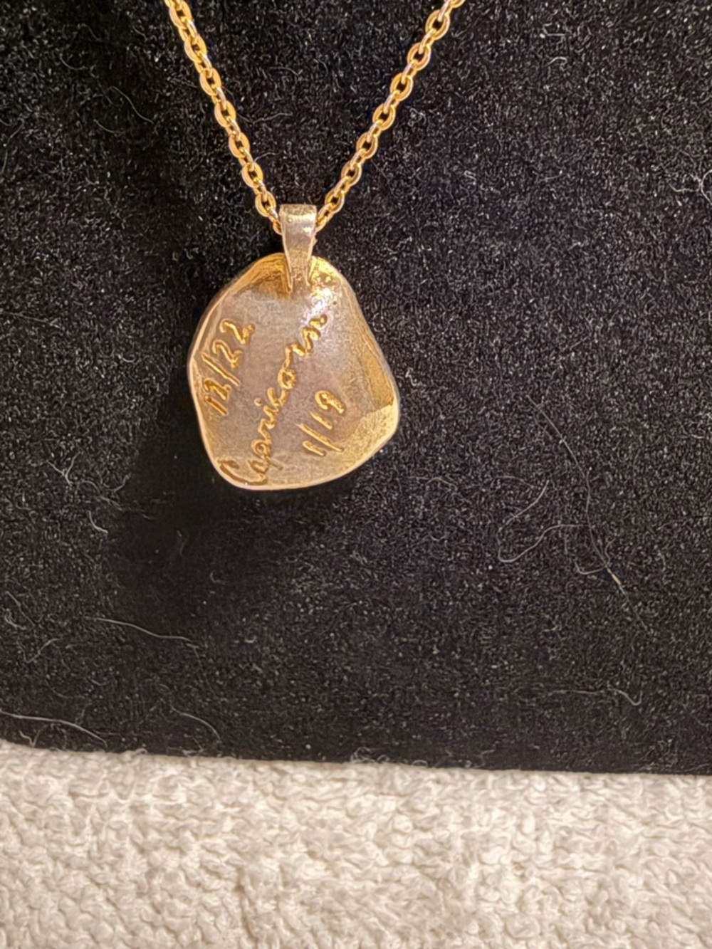 #351–❤️5/$25❤️Gold-Tone Handcrafted Capricorn ♑️ Pendant Necklace - Gold
